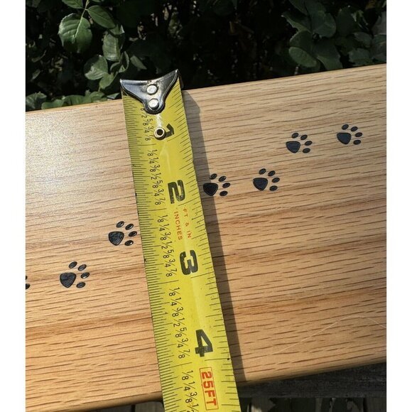 Lg Pet Cremation Urn Inlay Paw Print Wood Box Cat Dog Ashes Memorial Chest 10” - Picture 10 of 13